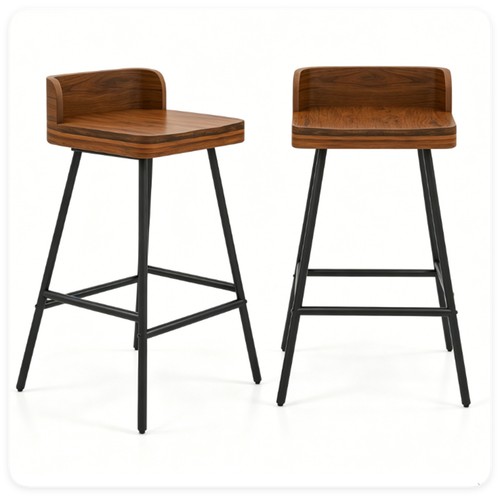 Set walnut wooden counter - walnut,