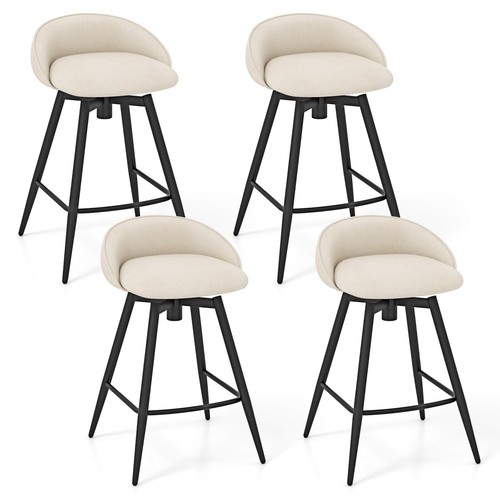 Upholstered bar stools set - upholstered,