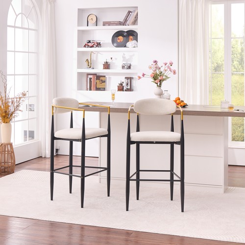Modern upholstered bar stool - modern,