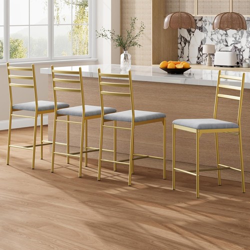 Adjustable padded bar stools - bar,