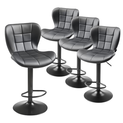 4pcs swivel bar stools - 4pcs,